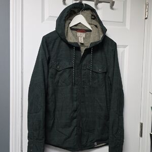 LLBean Katahdin Performance Flannel Shirt Hi-Pile Fleece Lined